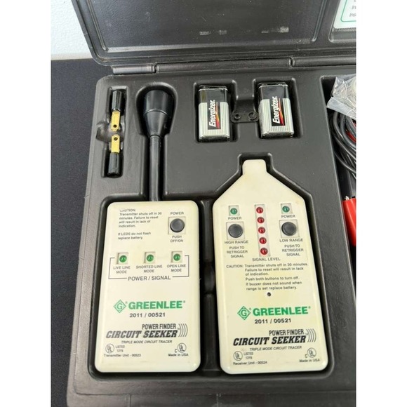 Greenlee 2011/00521 Power Finder Circuit Seeker Tested And Working - Picture 5 of 16